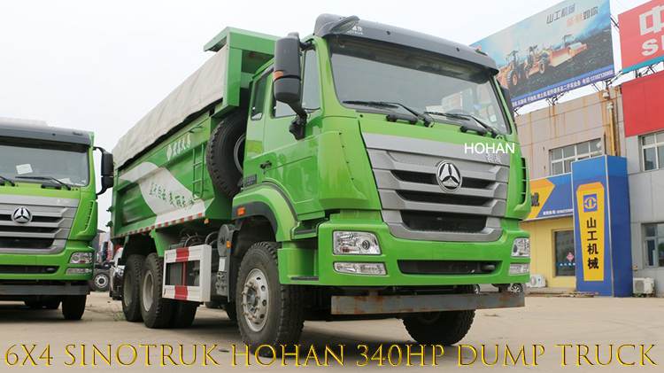 6x4 Sinotruk Hohan 340hp Dump Truck for Sale in Philippines