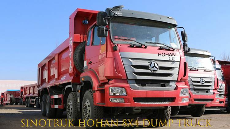 Used Sinotruk Tipper Truck Hohan 8x4 Dump Truck for Sale in Zambia