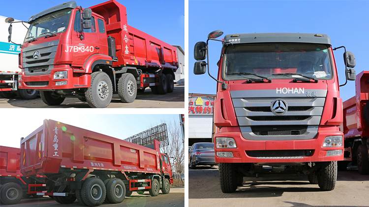 Used Sinotruk Tipper Truck Hohan 8x4 Dump Truck for Sale in Zambia