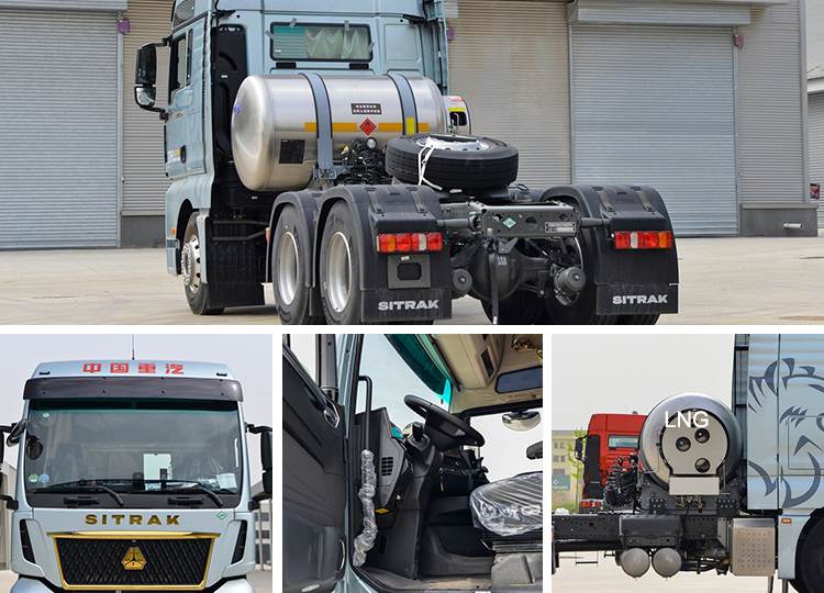 Used Tractor Truck 6x4 Sitrak Sinotruk Lng Truck for Sale in Uruguay