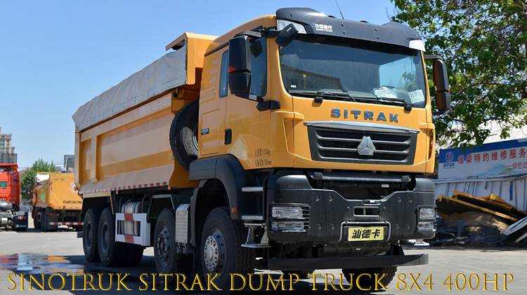 Second Hand Sinotruk Sitrak Dump Truck 8x4 Price in Jamaica
