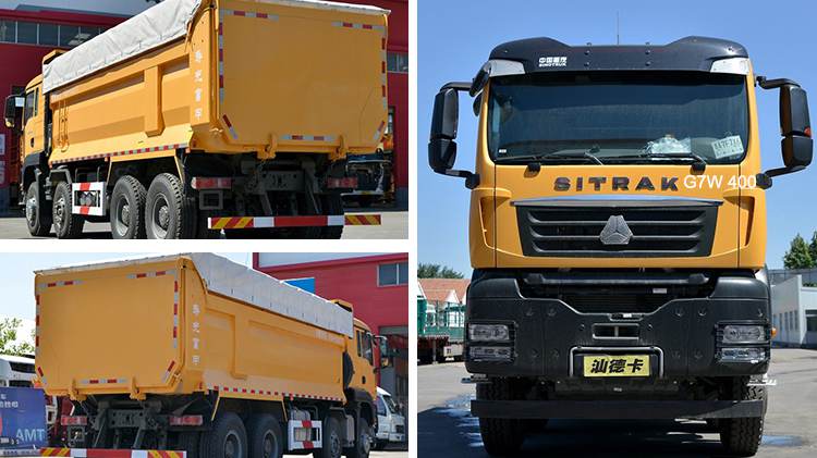 Second Hand Sinotruk Sitrak Dump Truck 8x4 Price in Jamaica