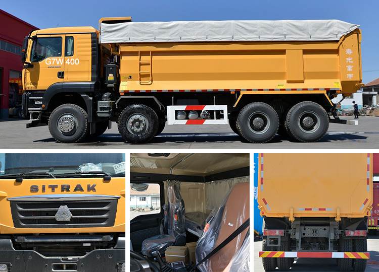 Second Hand Sinotruk Sitrak Dump Truck 8x4 Price in Jamaica