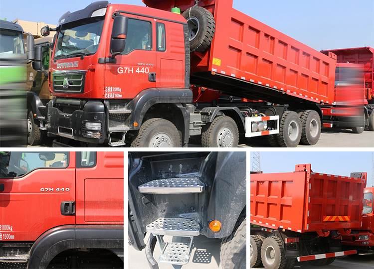 Sinotruk Sitrak G7H Old Dump Truck 8x4 Tipper Truck for Sale in Ghana