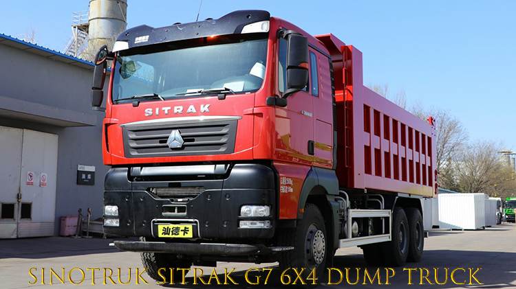 Used Sinotruk Sitrak G7 6x4 Dump Truck for Sale in Tanzania