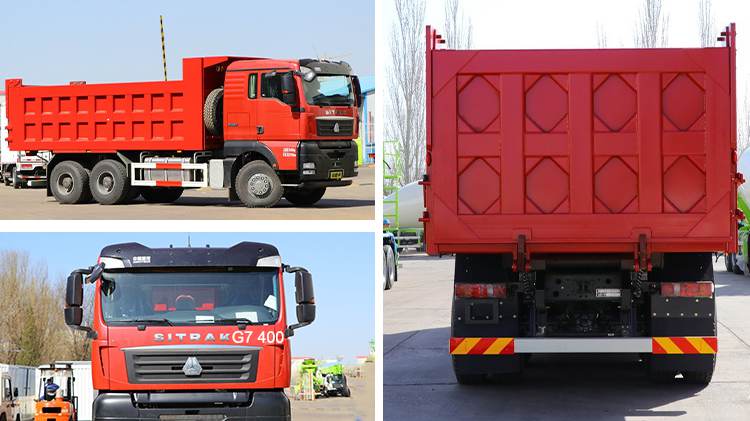 Used Sinotruk Sitrak G7 6x4 Dump Truck for Sale in Tanzania