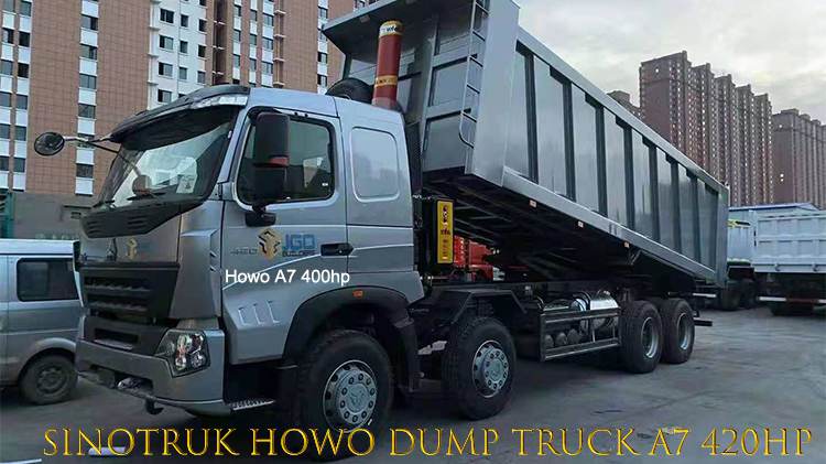 Cnhtc Howo Dump Truck A7 Used Sinotruk Howo A7 420hp in Libya