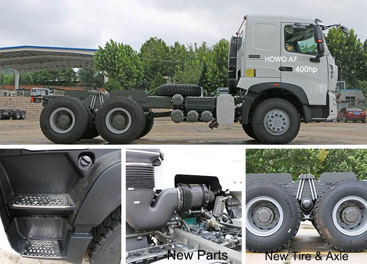 Used Sinotruk Howo A7 Tractor 420hp Cnhtc Howo A7 6x4 Tractor Truck for Sale in Ghana 