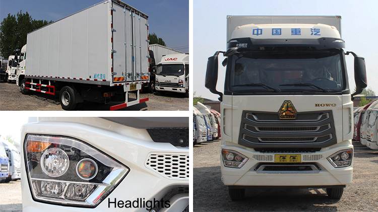 Used Cargo Van 4x2 Sinotruk Howo Cargo Van Truck for Sale in Zimbabwe