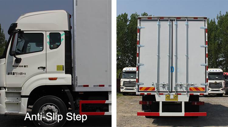 Used Cargo Van 4x2 Sinotruk Howo Cargo Van Truck for Sale in Zimbabwe