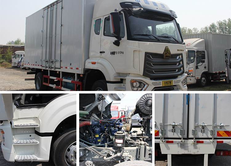 Used Cargo Van 4x2 Sinotruk Howo Cargo Van Truck for Sale in Zimbabwe