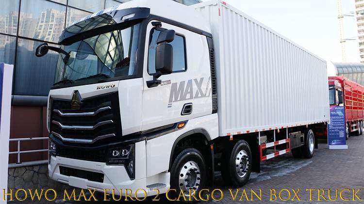 Used Howo Max Euro 2 Cargo Van Box Truck for Sale in Cameroon