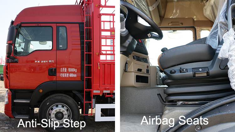 Howo TX Cargo Truck Used Sinotruk Howo Cargo 4x2 for Sale in Ghana