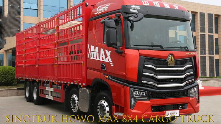 Used Cargo Trucks Sinotruk Howo Max 8x4 Cargo Truck Price in Dakar