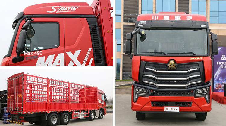 Used Cargo Trucks Sinotruk Howo Max 8x4 Cargo Truck Price in Dakar