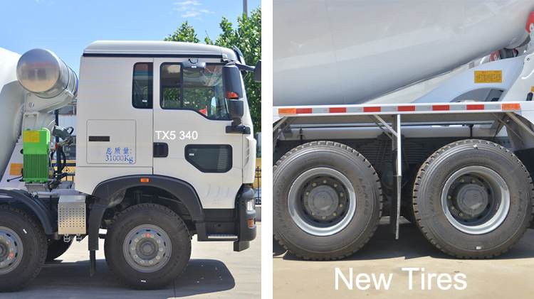 340hp Sinotruk Mixer Truck Howo 8x4 Second Hand Concrete Mixer for Sale in Mali
