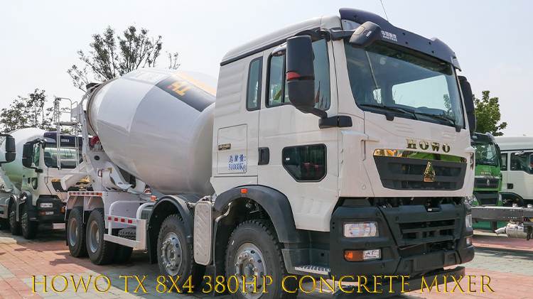 Second Hand Concrete Mixer Howo Tx 8x4 380hp
