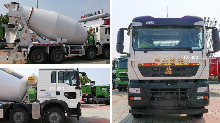 Second Hand Concrete Mixer Howo Tx 8x4 380hp