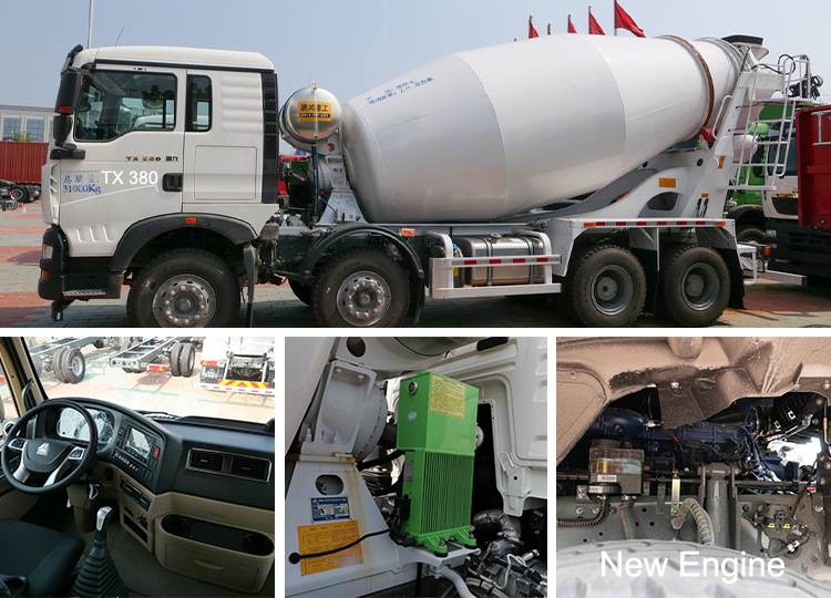 Second Hand Concrete Mixer Howo Tx 8x4 380hp