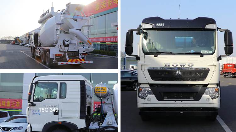 Sinotruk Howo T5G 340hp Used Concrete Mixer Truck Price for Tanzania