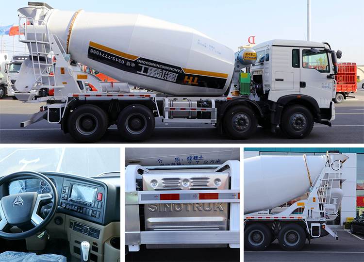 Sinotruk Howo T5G 340hp Used Concrete Mixer Truck Price for Tanzania