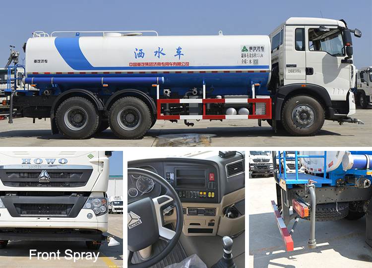Sinotruk Howo 6x4 Water Tank Truck 2nd Hand Water Tanker for Sale in Mali