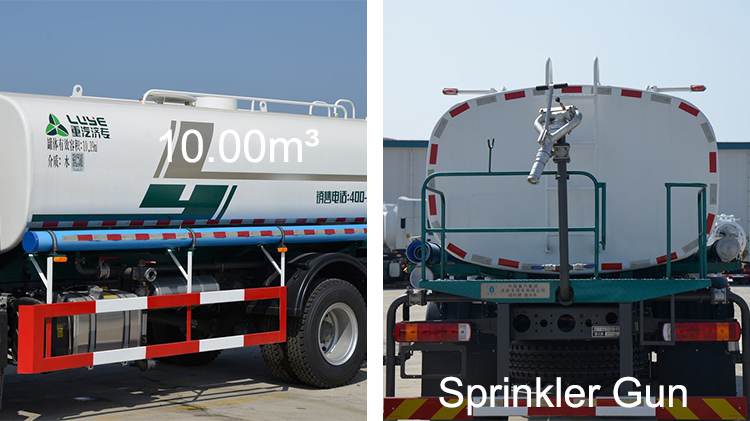 Used Water Tanker Trucks Howo 10 Cbm Water Trucks for Sale in Tanzania