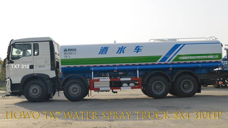 Used Water Tankers Sinotruk Howo TX7 Water Spray Truck 8x4 Price in Zambia