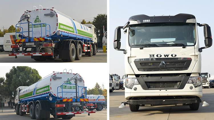Used Water Tankers Sinotruk Howo TX7 Water Spray Truck 8x4 Price in Zambia