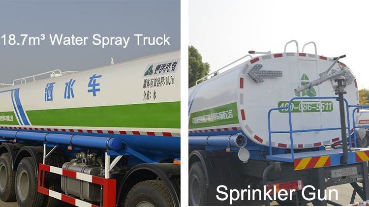Used Water Tankers Sinotruk Howo TX7 Water Spray Truck 8x4 Price in Zambia