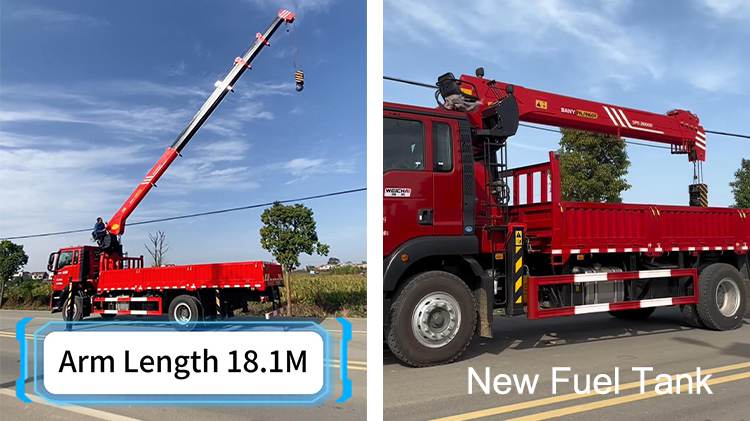 Second Hand Sinotruk Howo Tx7 8 Ton Crane Truck for Sale in Portugal