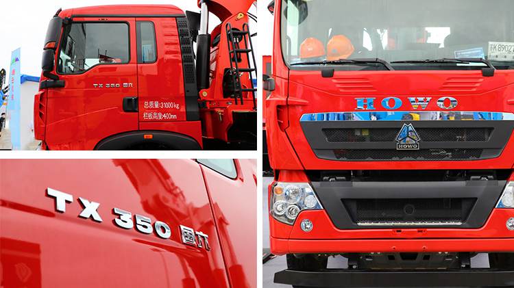 Sinotruk Howo 8x4 Crane Truck Used Howo TX 14 Ton Crane Truck for Sale in Maputo