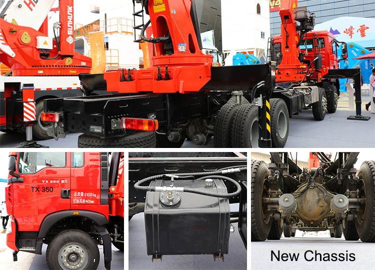 Sinotruk Howo 8x4 Crane Truck Used Howo TX 14 Ton Crane Truck for Sale in Maputo