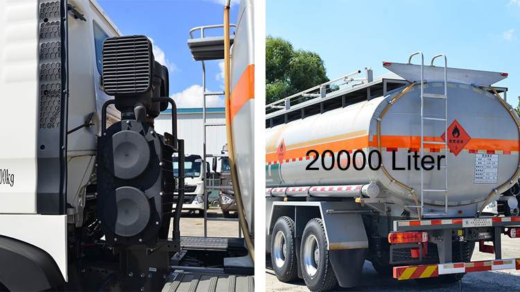 Sinotruk Howo Second Hand Oil Tank Truck 6x4 20000 Liter for Sale in Zimbabwe