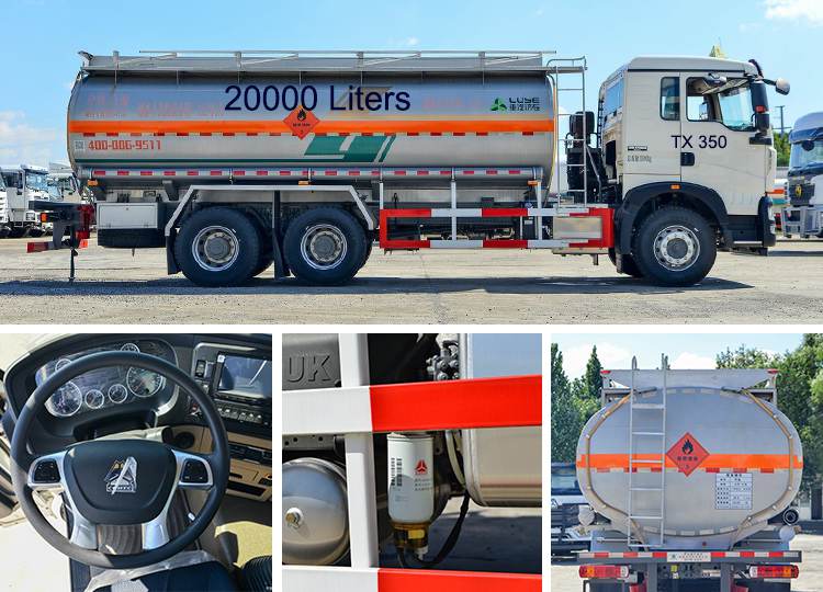 Sinotruk Howo Second Hand Oil Tank Truck 6x4 20000 Liter for Sale in Zimbabwe
