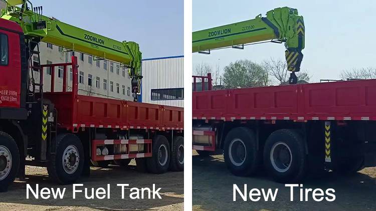 Sinotruk Tx 8x4 Second Hand Truck Mounted Cranes for Sale in Gambia