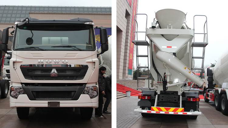 Sinotruk Howo T7h Second Hand Concrete Mixer Trucks for Sale in Jamaica