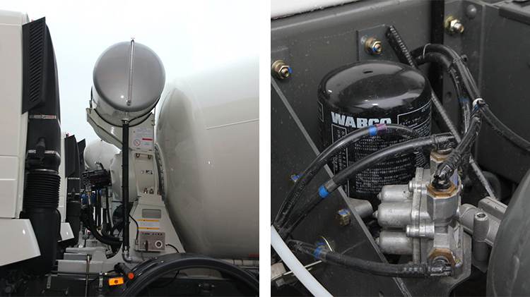 Sinotruk Howo T7h Second Hand Concrete Mixer Trucks for Sale in Jamaica