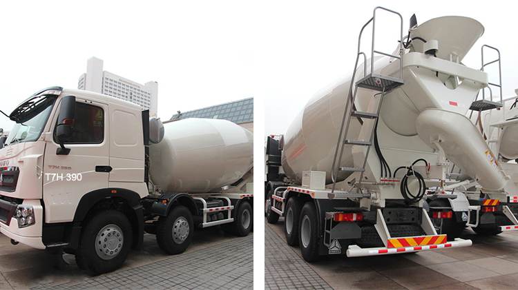 Sinotruk Howo T7h Second Hand Concrete Mixer Trucks for Sale in Jamaica