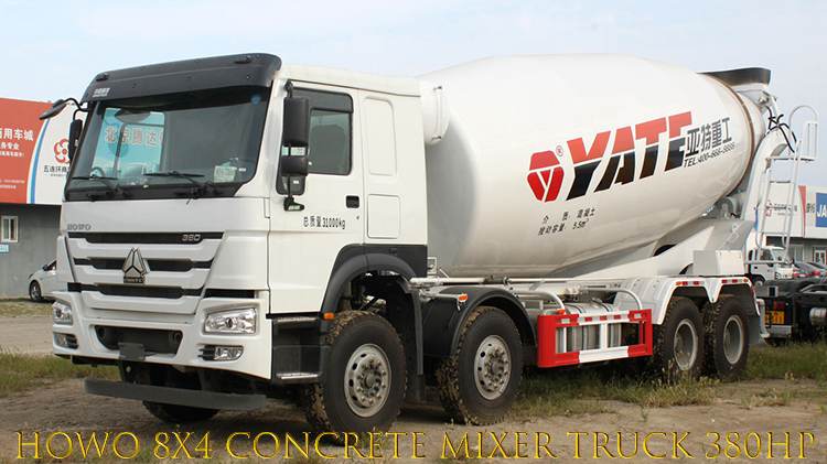 Used Howo 8x4 Concrete Mixer Truck Price In India