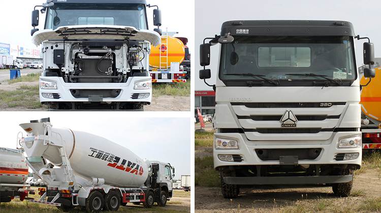 Used Howo 8x4 Concrete Mixer Truck Price In India