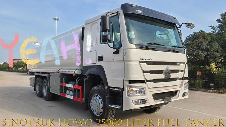 Sinotruk Howo 25000 Liter Fuel Tanker Truck for Sale | 6x4 Howo Fuel Tanker for Sale in Ghana