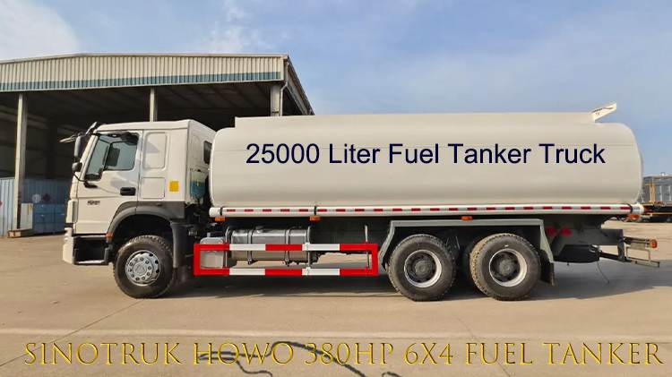 Sinotruk Howo 25000 Liter Fuel Tanker Truck for Sale
