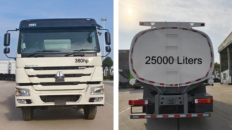 Sinotruk Howo 25000 Liter Fuel Tanker Truck for Sale