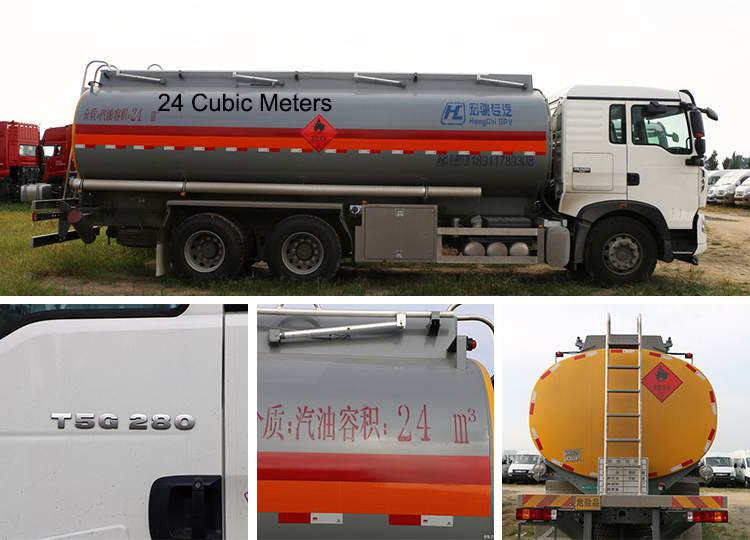 Used Sinotruk Howo T5G 6x4 Tanker Trucks Price in Ivory Coast