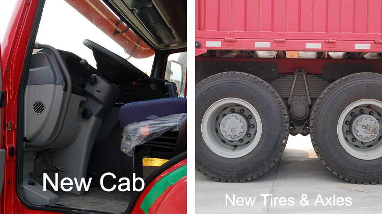 Used Howo Cargo Truck 8x4 for Sale in Zambia