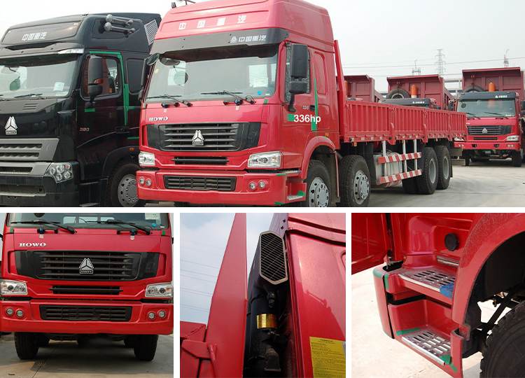 Used Howo Cargo Truck 8x4 for Sale in Zambia