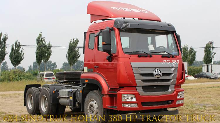 6x4 Sinotruk Hohan 380 Hp Tractor Truck for Sale in Tanzania