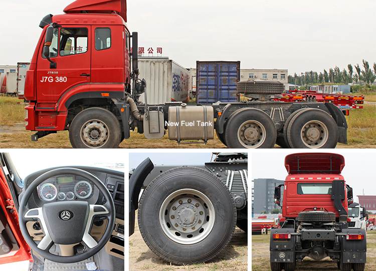 6x4 Sinotruk Hohan 380 Hp Tractor Truck for Sale in Tanzania