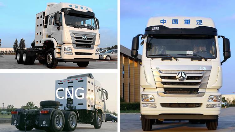 Used CNG Sino Truck Hohan 6x4 Tractor Truck Head for Sale in Nigeria